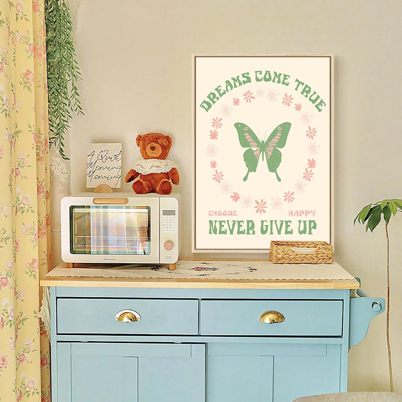 Abstract Aura Fairycore Danish Pastel Wall Art Posters