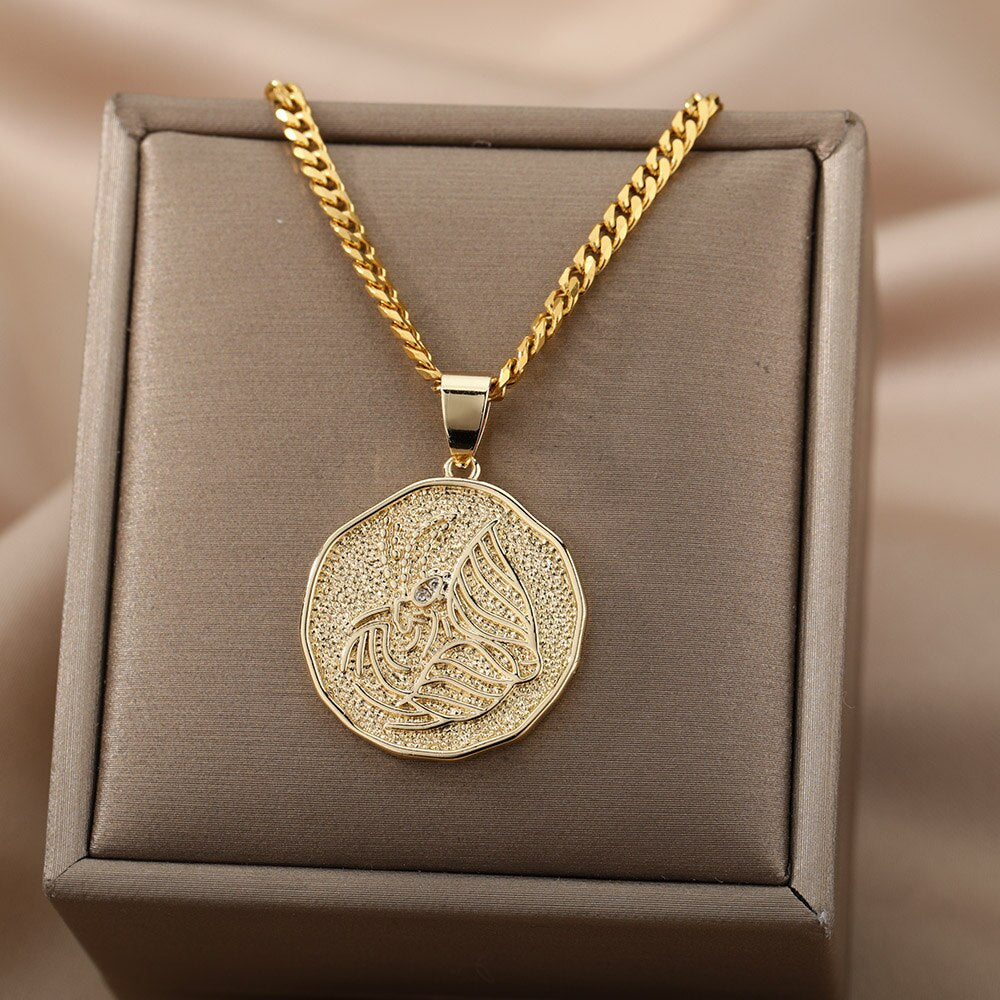 12 Constellation Horoscope Necklaces