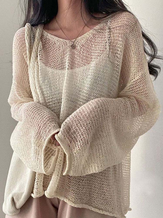 Cute Casual Loose Knit Sweater