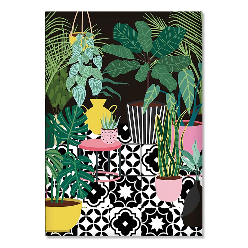 Botanical Plant Themed Aesthetic Wall Art Posters