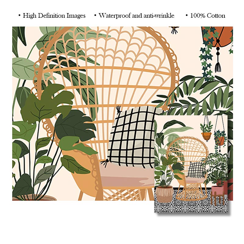 Botanical Plant Themed Aesthetic Wall Art Posters