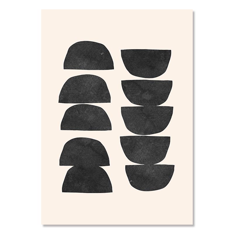 Abstract Minimalist Neutral Wall Art Prints