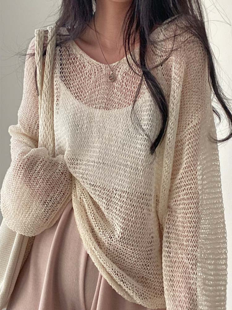 Cute Casual Loose Knit Sweater